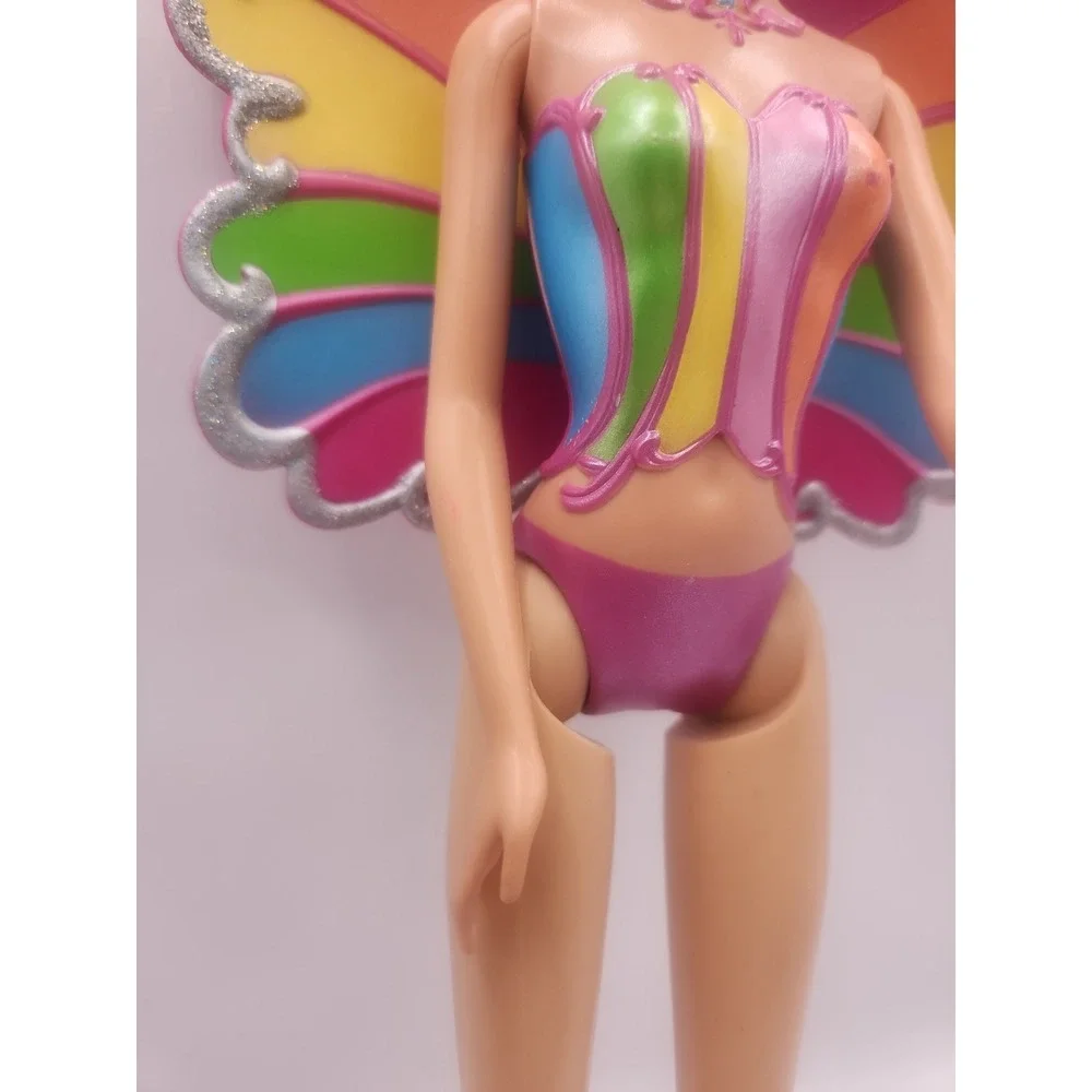 Fairytopia Magic Of The Rainbow Barbie Fairy Doll Elina With Rainbow Wings